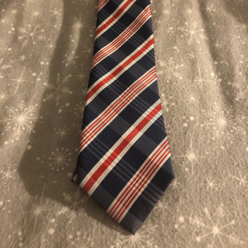 Candy Cane Striped Navy Men’s Tie